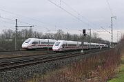 412 043 links - 2025-02-11-014 Dortmund Somborn 412 043 (links) und 412 212