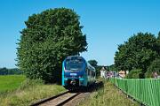 526 050 - 2025-08-17-018 Rieseby Schleibrücke 526 050 fährt zurück nach Kiel.