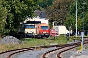 2024-08-31-007 Warstein WLE 23 und 21 transportieren heute den Bierzug von Warstein nach Lippstadt, und den Gegenzug zurück nach Warstein. Gegen 14:00 Uhr werden die Loks zur Brauerei...