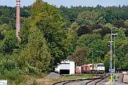 2024-08-31-019 Warstein WLE 23 und 21 transportieren heute den Bierzug von Warstein nach Lippstadt, und den Gegenzug zurück nach Warstein. Gegen 14:00 Uhr werden die Loks zur Brauerei...